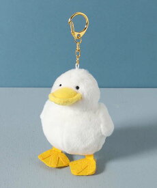 キーホルダー チャーム ぬいぐるみ キャラクター アヒル あひる グッズ Duck duck アニマル 動物 かわいい キーリング マスコット もふもふ もちもち ふわふわ 贈り物 ギフト プレゼント 癒しグッズ もちっとダックぬいぐるみキーホルダー ブルーブルーエ bleubleuet