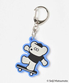 【メール便対応】ねずみのアンディ andy グッズ キャラクター キーホルダー チャーム レディース キーリング ギフト プレゼント チーズ スケボー 松本セイジ ねずみのANDYラバーチャームS ブルーブルーエ bleubleuet