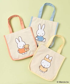 Miffy ミッフィー 70周年 グッズ トートバッグ レディース 鞄 手提げ ミニ 小さめ ギフト キャンバス 布地 大人 おしゃれ かわいい ギフト プレゼント miffy70th anniversaryトートバッグ ブルーブルーエ bleubleuet