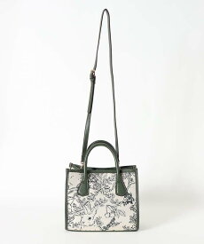 【送料無料対象商品】ショルダーバッグ ハンドバッグ レディース 小さめ おしゃれ ゴブラン織り 合皮 肩掛け 斜め掛け 2way 秋冬 コーデ ギフト プレゼント ブラック 黒 グレー ブラウン 茶 グリーン 緑 ゴブランスクエアミニトート 通勤 通学 ブルーブルーエ bleubleuet