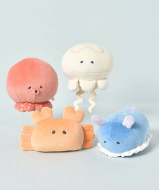 セール ぬいぐるみ 人形 水族館 魚 タコ クラゲ カニ ウミウシ 小さい かわいい もちもち ギフト プレゼント 癒しグッズ 海の生き物1テノリマスコット ブルーブルーエ bleubleuet