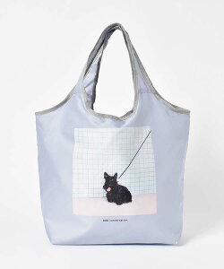 エコバッグ サブバッグ 折り畳み レディース 保冷温 おしゃれ かわいい 大きめ ファスナー ビーグル マルチーズ スコティッシュテリア 犬 いぬ 柄 グッズ ギフト プレゼント ブラック 黒 ベ