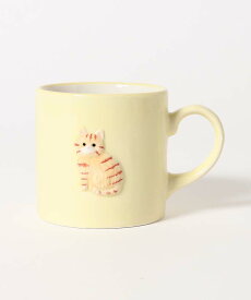 マグカップ おしゃれ かわいい 陶磁器 食器 レンジ 食洗器 ねこ 猫 ネコ グッズ ミケ 三毛 茶トラ はちわれ 黒猫 柄 コーヒーカップ コップ キッチン雑貨 ギフト プレゼント 270ml ベージュ イエロー ピンク ブルー Loulou Nyanマグ ブルーブルーエ bleubleuet