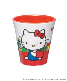 サンリオ キャラクターズ メラミンカップ コップ 食器 スタッキング 重ねられる 軽い 割れにくい 270ml 耐熱 ハローキティ リトルツインスターズ キキララ マロンクリーム パティ＆ジミー あひるのペックル キッズ 子供 うがい ギフト プレゼント