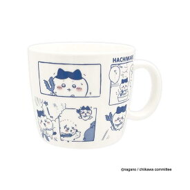 ちいかわ グッズ マグカップ 食器 磁器 かわいい おしゃれ キャラクター ハチワレ うさぎ コーヒーカップ コップ ギフト プレゼント 380ml ちいかわコミックマグ ブルーブルーエ bleubleuet