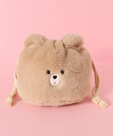 セール 巾着袋 巾着ポーチ レディース 小物入れ ぬいぐるみ くま うさぎ シュナウザー アヒル グッズ おしゃれ かわいい 動物 ふわもこ ギフト プレゼント クリスマス クリスマスギフト スフレベア巾着ポーチ 通勤 通学 お出かけ 旅行 デート 出張 ブルーブルーエ bleubleuet