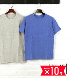 【P10倍＋25日限定クーポン対象】ブルーワーク Blue Work コットン 半袖 クルーネック ポケットTシャツ outlet ・54-11-61-11701-0171601(メール便可能商品)[M便 5/5](メンズ)(トップス)