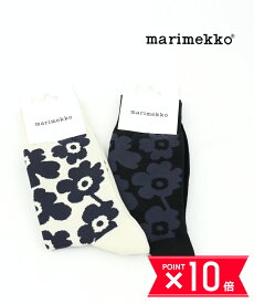 【P10倍＋25日限定クーポン対象】マリメッコ marimekko コットン混 ウニッコ柄 靴下 ショートソックス SUKKASILLAAN・52223591024-0062201(メール便可能商品)[M便 3/5](レディース)