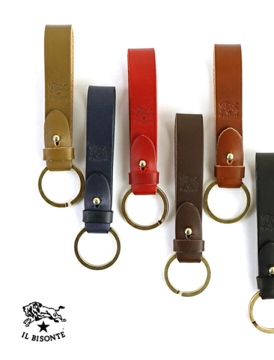 楽天市場 イルビゾンテ Il Bisonte レザー ベルト キーホルダー メール便可能商品 M便 3 5 メンズ レディース 1f Etre Par Bleu Comme Bleu