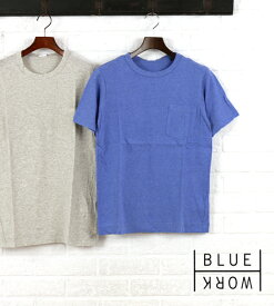 ブルーワーク Blue Work コットン 半袖 クルーネック ポケットTシャツ outlet ・54-11-61-11701-0171601(メール便可能商品)[M便 5/5](メンズ)(トップス)