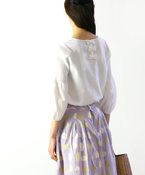 楽天市場】【30%OFFクーポン発行中!】(ベアトリス BEATRICE)16Gコットンシルク バックリボン付き ボリュームスリーブニット バルーンニット・E93123-0041901(レディース) : etre!par bleu comme bleu 楽天市場】【30%OFFクーポン発行中!】(ベアトリス BEATRICE)16Gコットンシルク バックリボン付き ボリュームスリーブニット バルーンニット・E93123-0041901(レディース) : etre!par bleu comme bleu