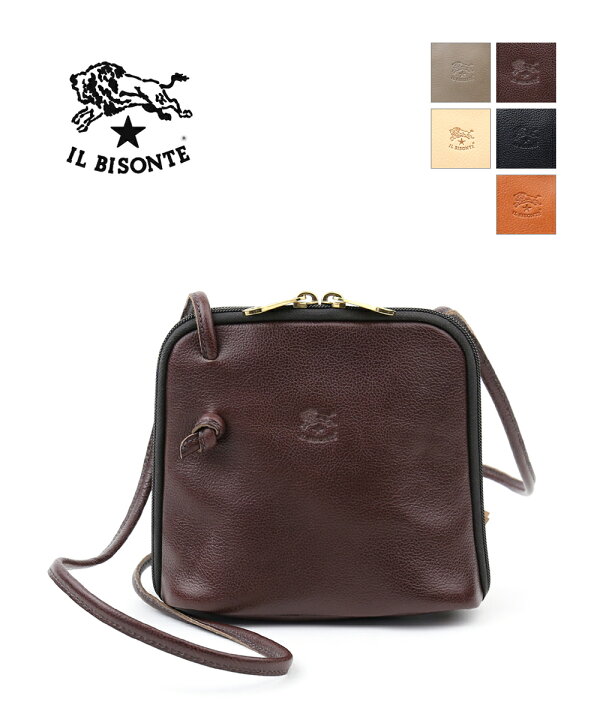 楽天市場】イルビゾンテ バッグ 正規品 IL BISONTE レザー ショルダー 