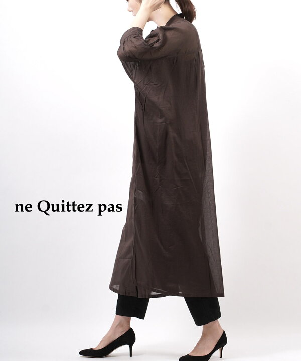 楽天市場 30 Off ヌキテパ Ne Quittez Pas コットンボイル オーバーサイズ シャツワンピース ロングワンピース Cotton Voil Plain Shirts Dress ca2 レディース Last 1 Etre Par Bleu Comme Bleu