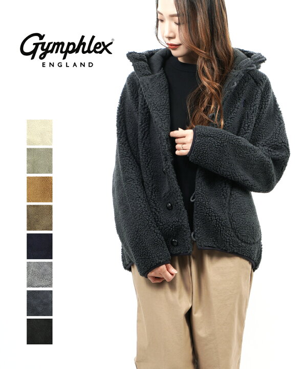 楽天市場 30 Off ジムフレックス Gymphlex くるみボタン フード付き ボアジャケット ボアパーカー J 1185pl メンズ レディース Jp マラソン10 Etre Par Bleu Comme Bleu