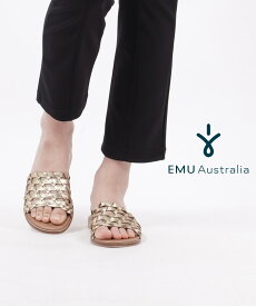 【3/29 9:59までポイント2倍】エミュ オーストラリア EMU Australia レザー メッシュサンダル レザーフラットサンダル Kadina2.0・W12710-1542201(レディース)(last_1)