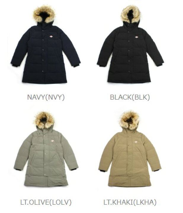 楽天市場 10月中旬より順次お届け予定 ダントン Danton T Cダウン エコファー付き タッサーダウン ダウンコート モッズコート Dt A0006las レディース 予約 Etre Par Bleu Comme Bleu