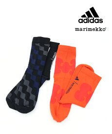 【20%OFF】【LINEクーポン有】アディダス adidas ×marimekko マリメッコ ソックス 靴下 2足組・UP008-0122202(レディース)