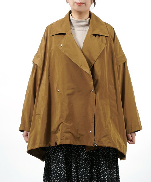 楽天市場】【30%OFF】カフネ cafune 2WAY ショートトレンチコート 