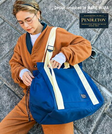 ペンドルトン バッグ PENDLETON MARIE INABA コラボ グリーン ネイビー ブラック 大容量 マザーズバッグ トートバッグ MOM TOTE 旅行バッグ ジムバッグ・PDT-000-231042-3682301(メンズ)(レディース)(クーポン対象外)