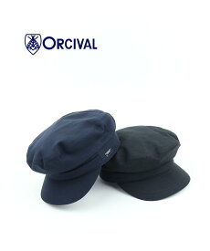 【30%OFF】オーシバル 帽子 ORCIVAL オーチバル ブラック ネイビー 黒 紺 60/1リネン キャスケット 帽子 日本製 レディース マリン カジュアル シンプル ・OR-H0129LLZ-0322301(レディース)(JP)