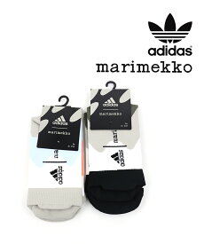 アディダス adidas ×marimekko ソックス 靴下 レディース マリメッコ S 22～24cm ライトブラウン ブラック トレーニング ジム スポーティー スポーツ 可愛い・EVZ91-0122301(メール便可能商品)[M便 3/5](レディース)(クーポン対象外)