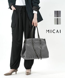 �~�J�C MICAI �X�g���C�v�� �g�[�g�o�b�O �X�N�G�A�o�b�O �A�[�N�V�F���g�[�g M Arkshell Tote (M)�EMC-0011-1472101(���f�B�[�X)