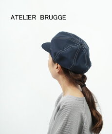 【3/29 9:59までポイント2倍】アトリエブルージュ atelier brugge ワイド キャスケット 帽子・29HK-04-0751801(レディース)