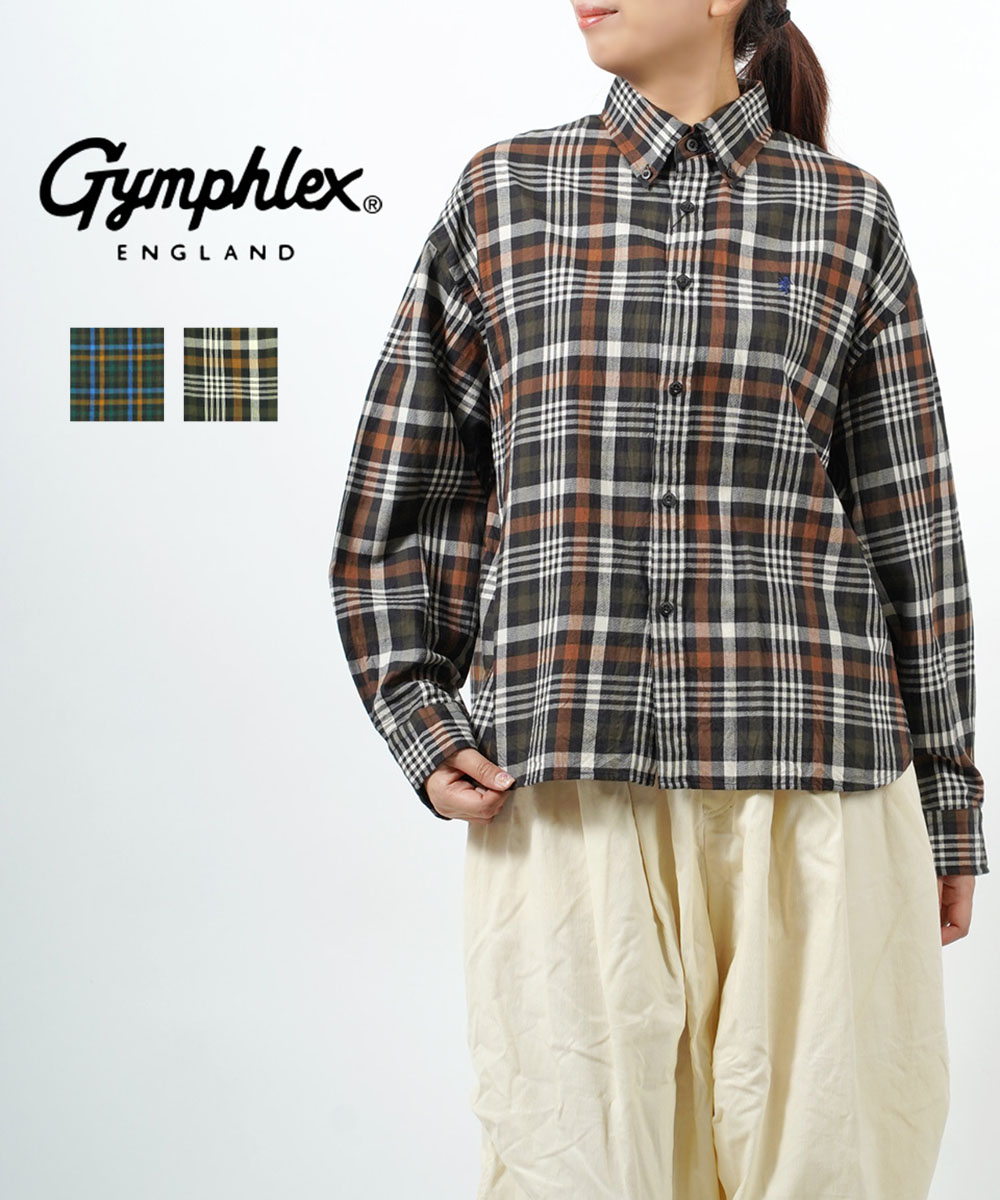 チェックシャツ ジムフレックス GYMPHLEX - トップス