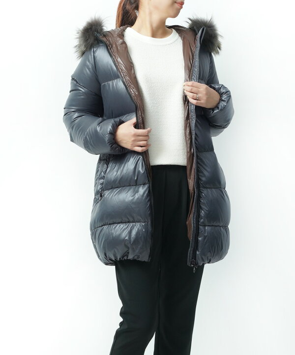 楽天市場】【50%OFF】デュベティカ DUVETICA ナイロン ファー付き  