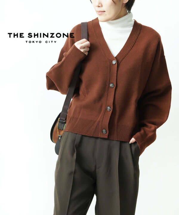 楽天市場】ザ シンゾーン THE SHINZONE ウール Vネック ボリューム袖  