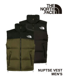 【10%OFF】ザ ノースフェイス THE NORTH FACE ダウン メンズ ダウンベスト ヌプシ アウター フード付き スタンドカラー リップストップ リサイクルダウン 撥水 防寒 アウトドア キャンプ S M L XL 軽量・ND92338-2532302(メンズ)