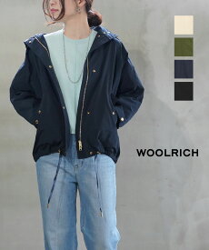 【期間限定11%OFFクーポン発行中】【LINEクーポン有】【2024年春夏新作】ウールリッチ WOOLRICH アノラックパーカー ライトアウター ブルゾン ジャケット パーカー 定番 薄手 軽量 ドルマンスリーブ ブラック オーク ブルー グリーン・WWOU0936-4352401(レディース)