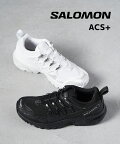 【2024年春夏新作】サロモン SALOMON スニーカー シューズ 靴 レディース メンズ スポーツスタイルシューズ ブラック ホワイト ランニング カジュアル スポーティ ローカット・ACS-PLUS-5132401(メンズ)(レディース)(C-1)