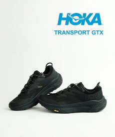 【期間限定11%OFFクーポン発行中】【2024年春夏新作】ホカオネオネ HOKA ONE ONE TRANSPORT GTX メンズ トレッキング シューズ スニーカー 靴 ブラック 26.0 26.5 27.0 27.5 28.0 ゴアテックス 登山 撥水 防水 アウトドア・1133957-2542401(メンズ)(C-2)