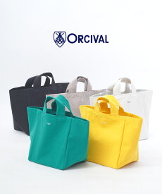 【2024年春夏新作】オーチバル・オーシバル ORCIVAL トート バッグ キャンバス トートバッグ カバン 鞄 A4 PVC コットン 軽量 無地 小さめ シンプル 通勤 通学 おしゃれ・OR-H0018HBT-0322401(レディース)(JP)