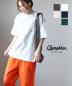 【期間限定11%OFFクーポン発行中】【2024年春夏新作】ジムフレックス Gymphlex 半袖 Tシャツ ロゴT トップス ヘビーウェイトジャージィ ビッグ ゆったり コットン クルーネック 厚め カジュアル・J-9271HWJ-0322401(メール便可能商品)[M便 5/5](レディース)(JP)