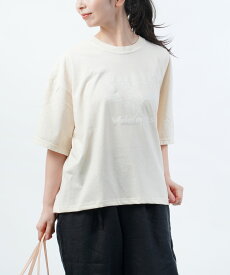 【20%OFF】【LINEクーポン有】【2024年春夏新作】パロットキャンバス PARROTT CANVAS Tシャツ トップス カットソー ルーズTシャツ 半袖 ロゴ 刺繍 ゆったり カジュアル シンプル 綿・PC24112017-0242401(レディース)