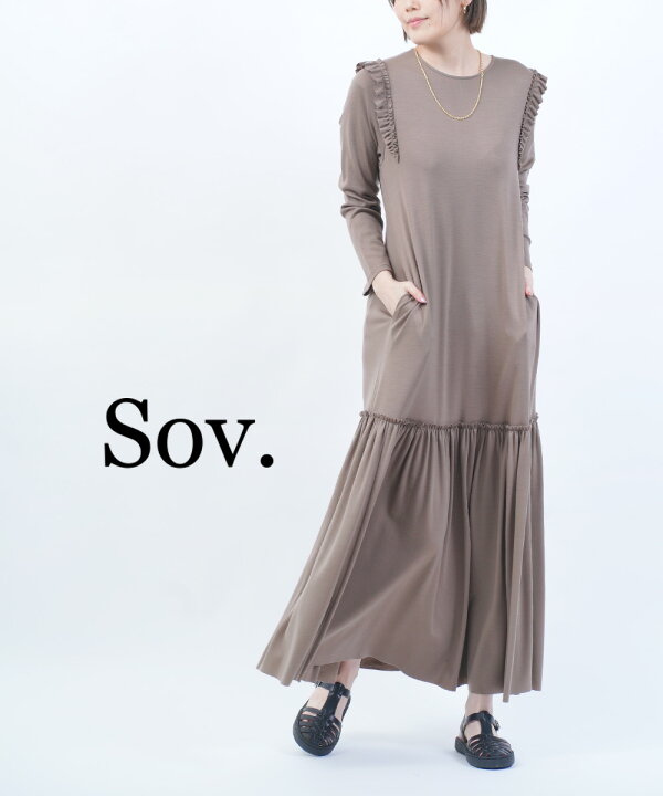 楽天市場】【ラスト1点50%OFFクーポン】ソブ Sov. ワンピース ドレス  