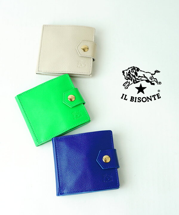 楽天市場】【クーポン対象外】イルビゾンテ IL BISONTE 財布 二つ折り  