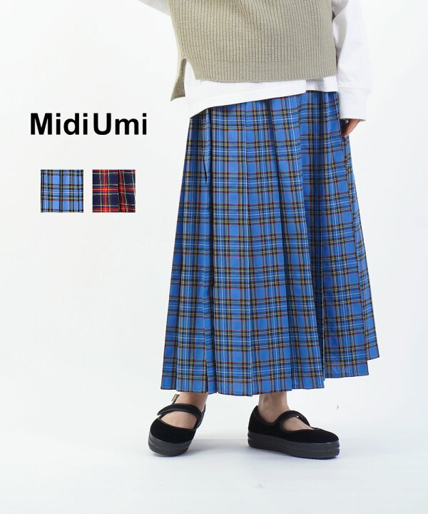 楽天市場】【30%OFF】【LINEクーポン有】ミディウミ Midi-Umi スカート 