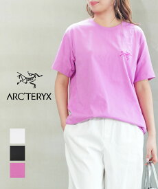【LINEクーポン有】【2025年春夏新作】アークテリクス ARC'TERYX Tシャツ 半袖 カットソー 綿100% 通気性 シンプル カジュアル アウトドア・KRAGG-CLB-WTS-4212501(レディース)