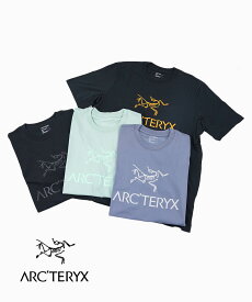 【LINEクーポン有】【2025年春夏新作】アークテリクス ARC'TERYX Tシャツ ロゴT カットソー 半袖 ロゴ プリント クルーネック 綿 コットン ゆったり ユニセックス ・ARCWORD-LOGOT-4212501(メール便可能商品)[M便 5/5](メンズ)(レディース)