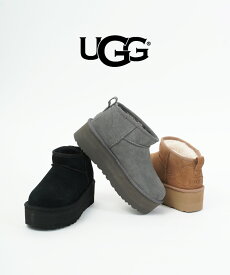【20%OFF】【まとめ買いクーポン対象】【LINEクーポン有】アグ UGG ムートンブーツ 厚底 ブーツ シューズ 靴 ショート スエード 防寒 人気 定番 おしゃれ かわいい・1135092-2542502(レディース)(sg)