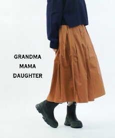【50%OFF】【まとめ買いクーポン対象2/10 23:59まで】【LINEクーポン有】グランマ・ママ・ドーター GRANDMA MAMA DAUGHTER by KATO' プリーツスカート フレアスカート 膝下 ミディ丈 ロング丈 Aライン・GK001-4332202(レディース)BCB別注＊