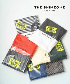 【ポイント2倍】【LINEクーポン有】ザ シンゾーン THE SHINZONE 半袖 Tシャツ パックT カットソー 2枚セット 2枚組 インナー 無地 ボーダー クルーネック・20SMSCU66-4432601(レディース)