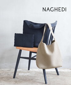【2026年秋冬新作】【LINEクーポン有】ナゲディ NAGHEDI トートバッグ メッシュ バッグ メッシュトート 軽量 A4 ワンショルダー 肩掛け 編み込み ポーチ付き 上品・SN04023LD-1132602(レディース)