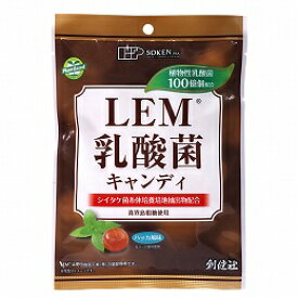 【送料無料(メール便)】創健社　LEM乳酸菌キャンディ 63g（個包装込み）