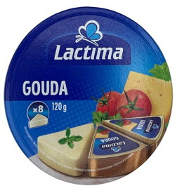 【送料無料】ムラカワ　プロセスチーズ　Lactima　ラクティマ　クリーミーゴーダフレーバ　120g　x2個セット【冷蔵】
