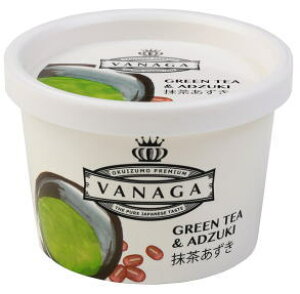 【冷凍食品】木次 VANAGA抹茶あずきアイスクリーム 120ml【冷凍】