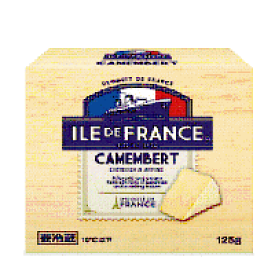 【送料無料】イル・ド・フランス　カマンベール　125g　x2個セット【冷蔵】